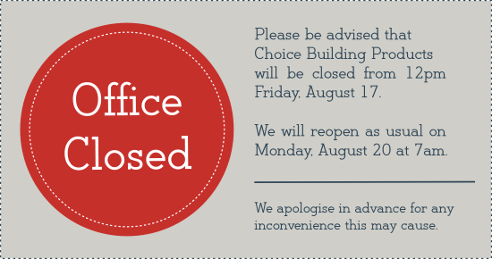 Office Closed (Aug18) Blog