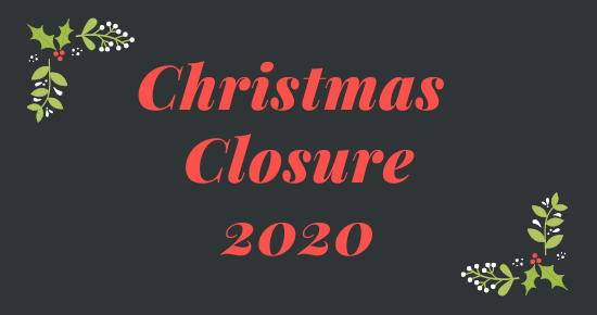 Christmas Closure 2020