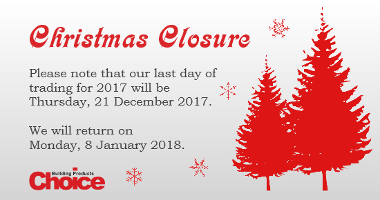 Christmas Closure Blog 2017