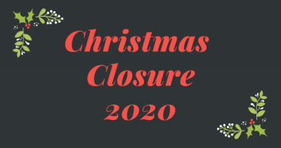 Christmas Closure 2020